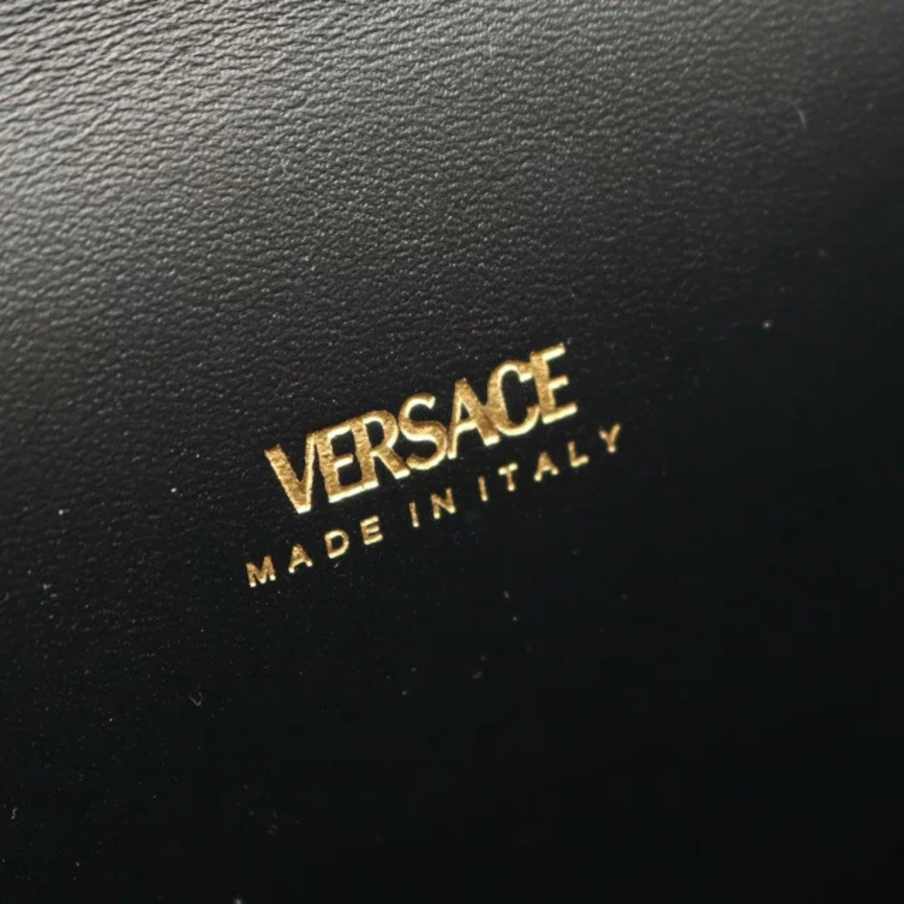 Versace Medusa Handbag Leather Black - Picture 4 of 6